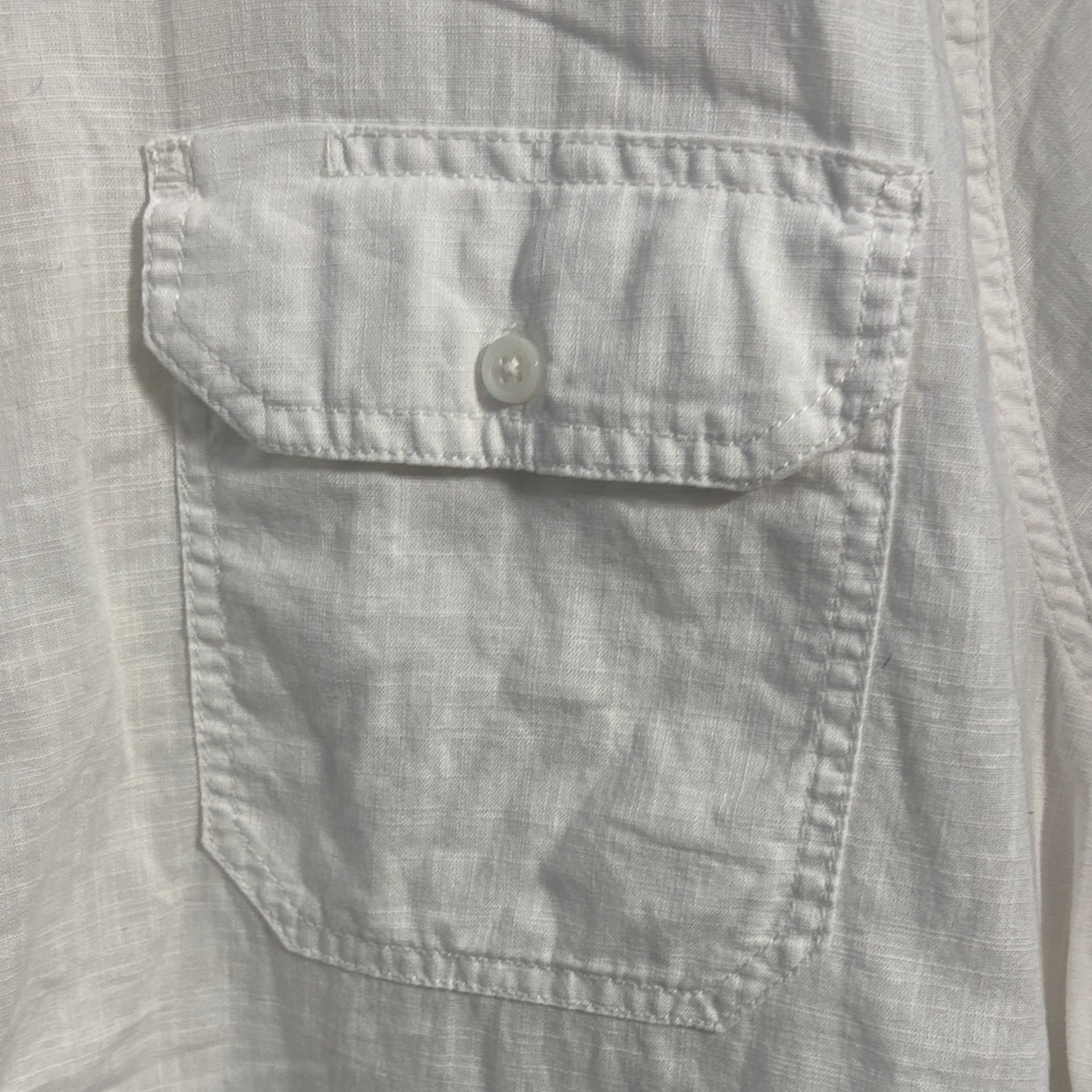 St. John's Bay Crisp White Button Down Shirt - Picture 3 of 4